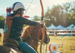 Tir à l'ar à cheval