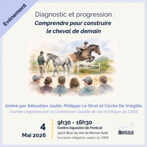 La Commission Qualité de Vie & Éthique vous donne rendez-vous pour son prochain événement dédié au cheval et à sa progression ! @ Fénicat Equitation